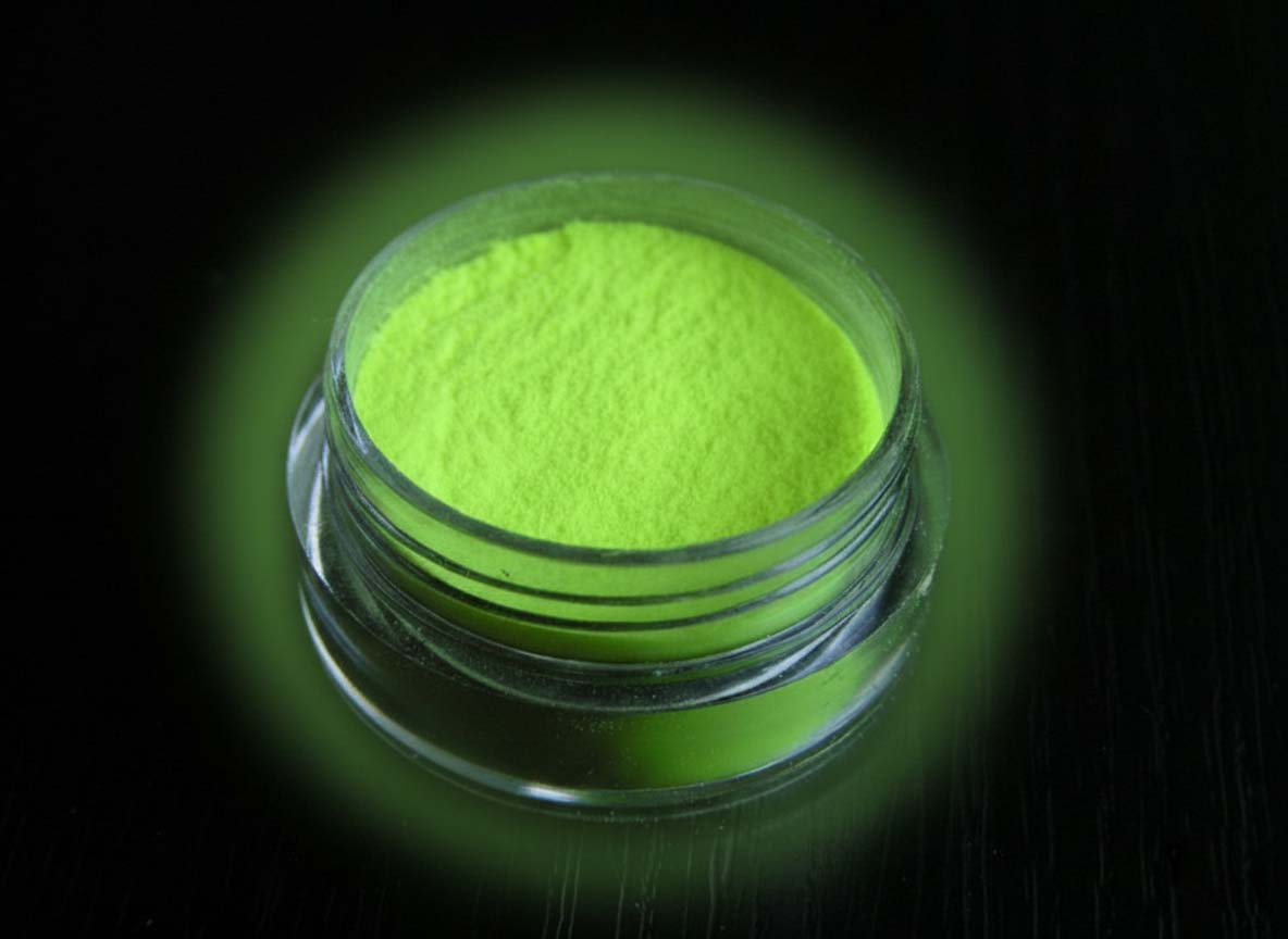 Fotoluminiscenční pigment NEON - žlutá/žlutá 4D - 1kg