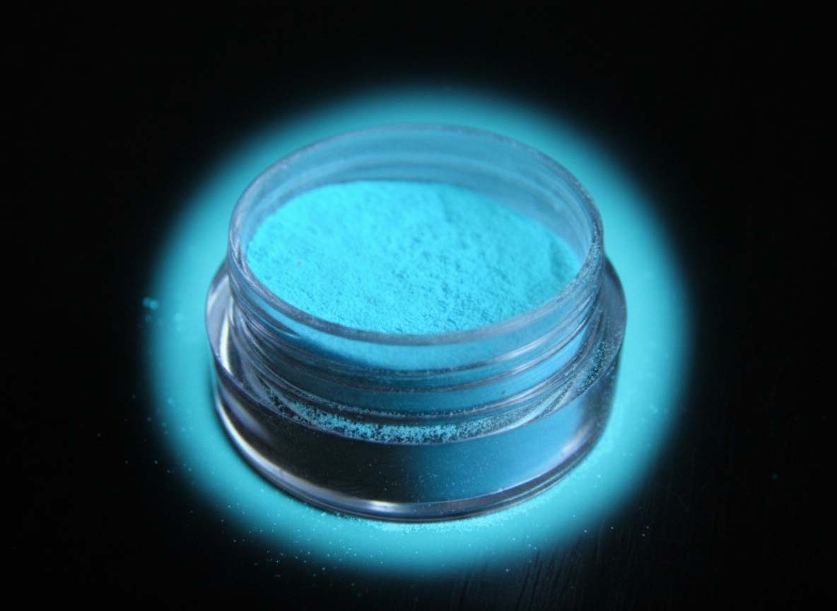 Fotoluminiscenční pigment NEON do vody- modrá/modrá 4D - 100g
