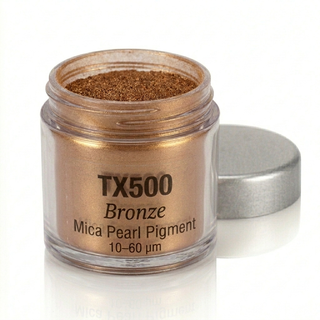 TX500 Bronze – Metalický pigment Mica, 10–60 µm (Klasický bronz)
